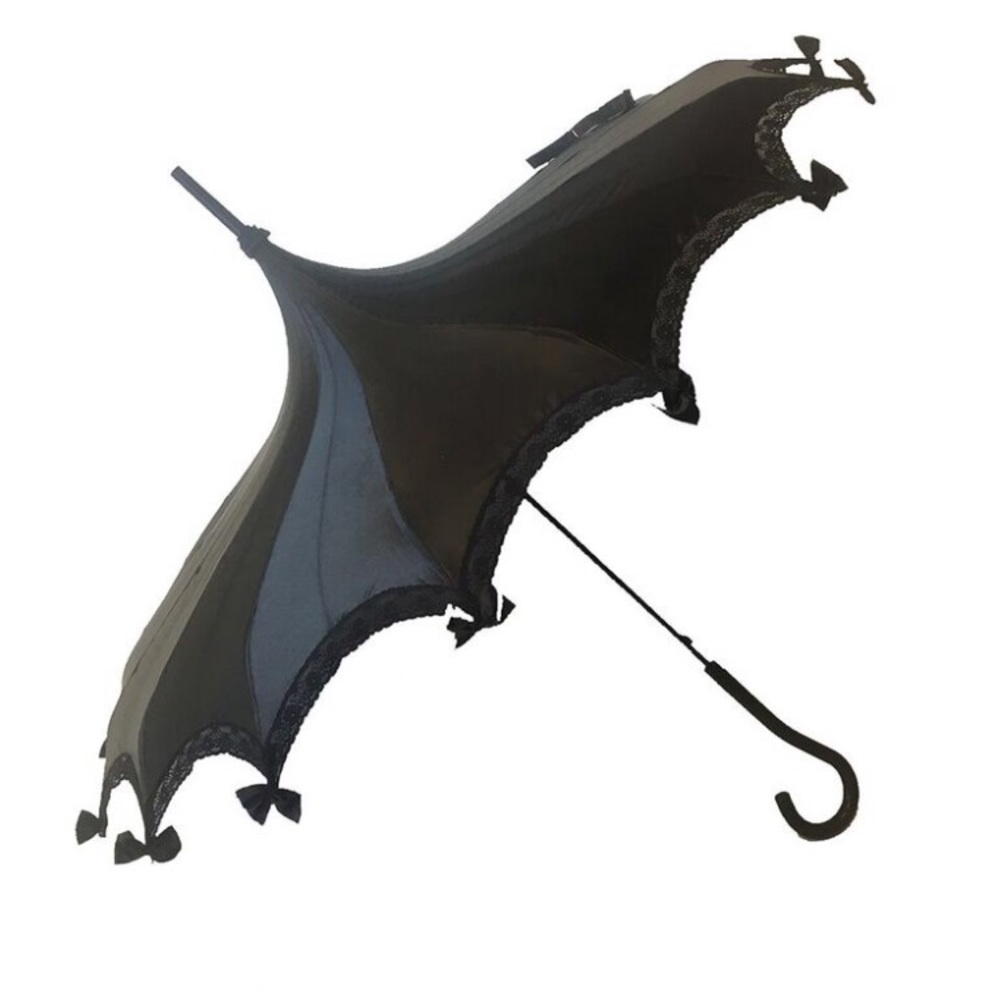 COPY - COPY - COPY - COPY - Hilary’s Vanity Black Satin Umbrella